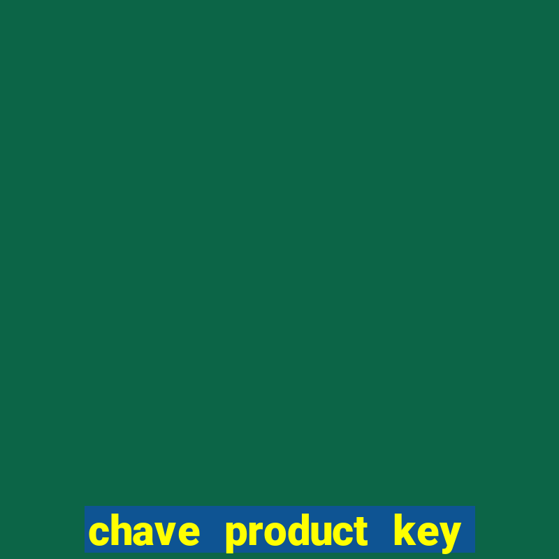 chave product key windows 8.1